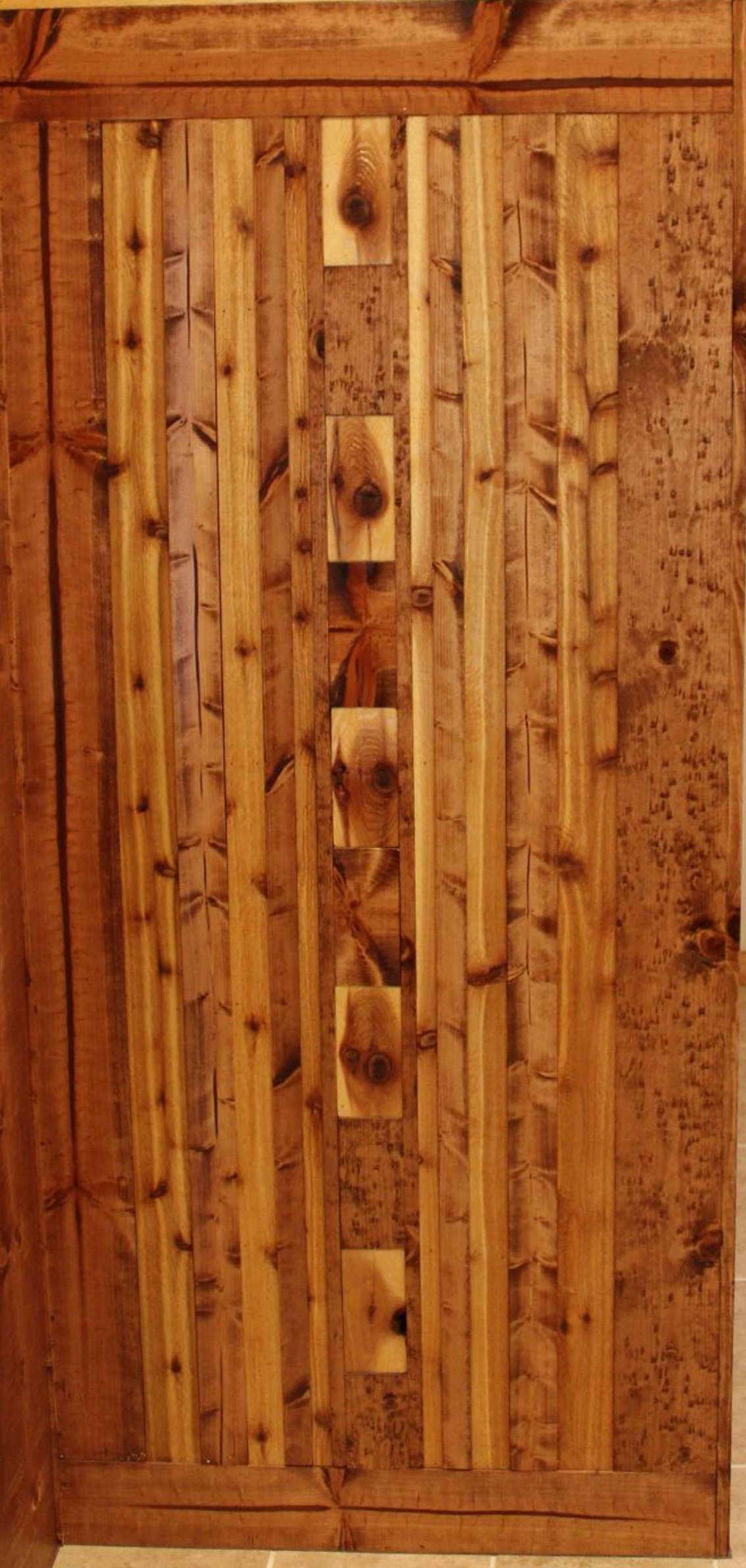 cedar, pine feature wall feature wall, barn door