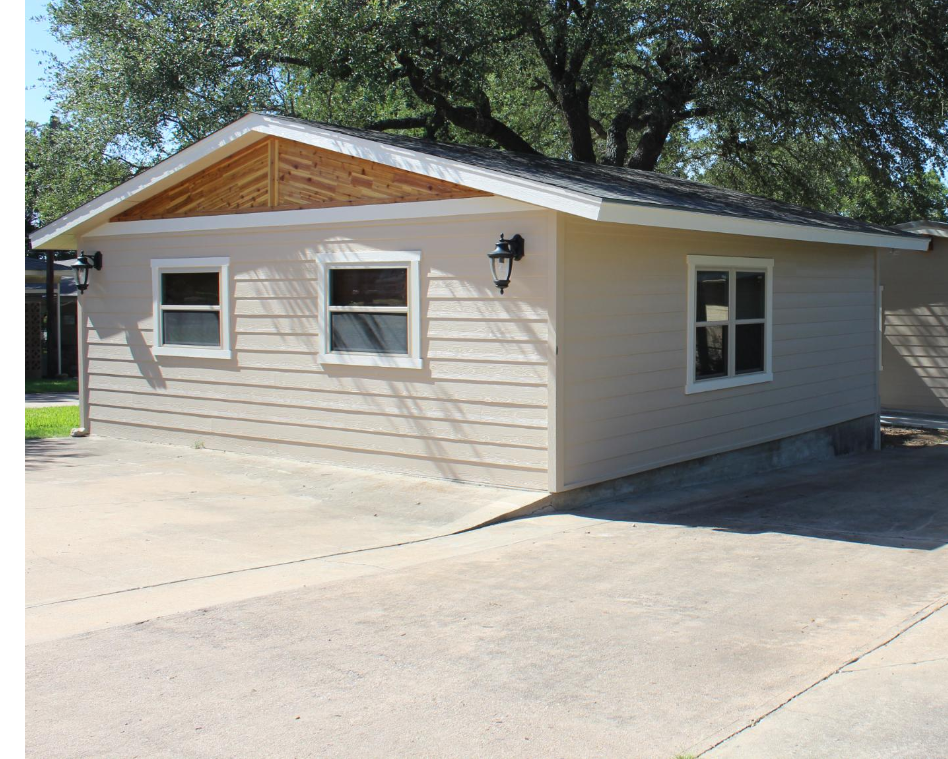 hardie siding, painting, lighting, wood design